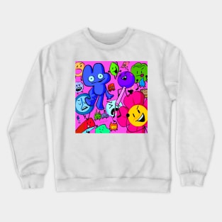 BFDI Character Mix Crewneck Sweatshirt